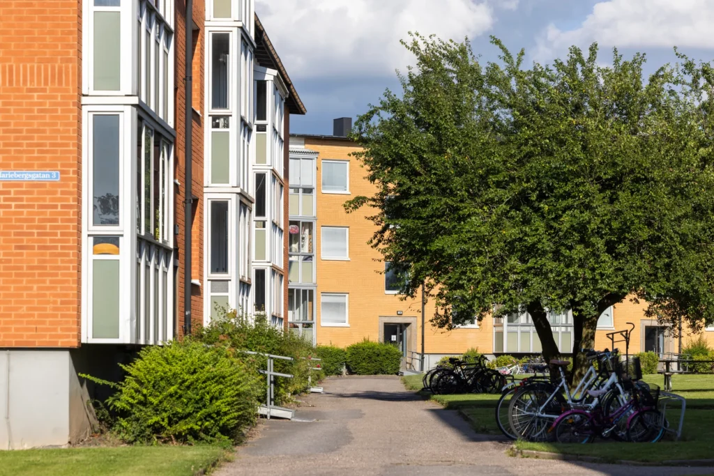 Image of apartment buildings in Skara